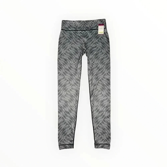 NEW Capelli‎ Women’s S/M Black & White Patterned Seamless Leggings NWT - Picture 1 of 6